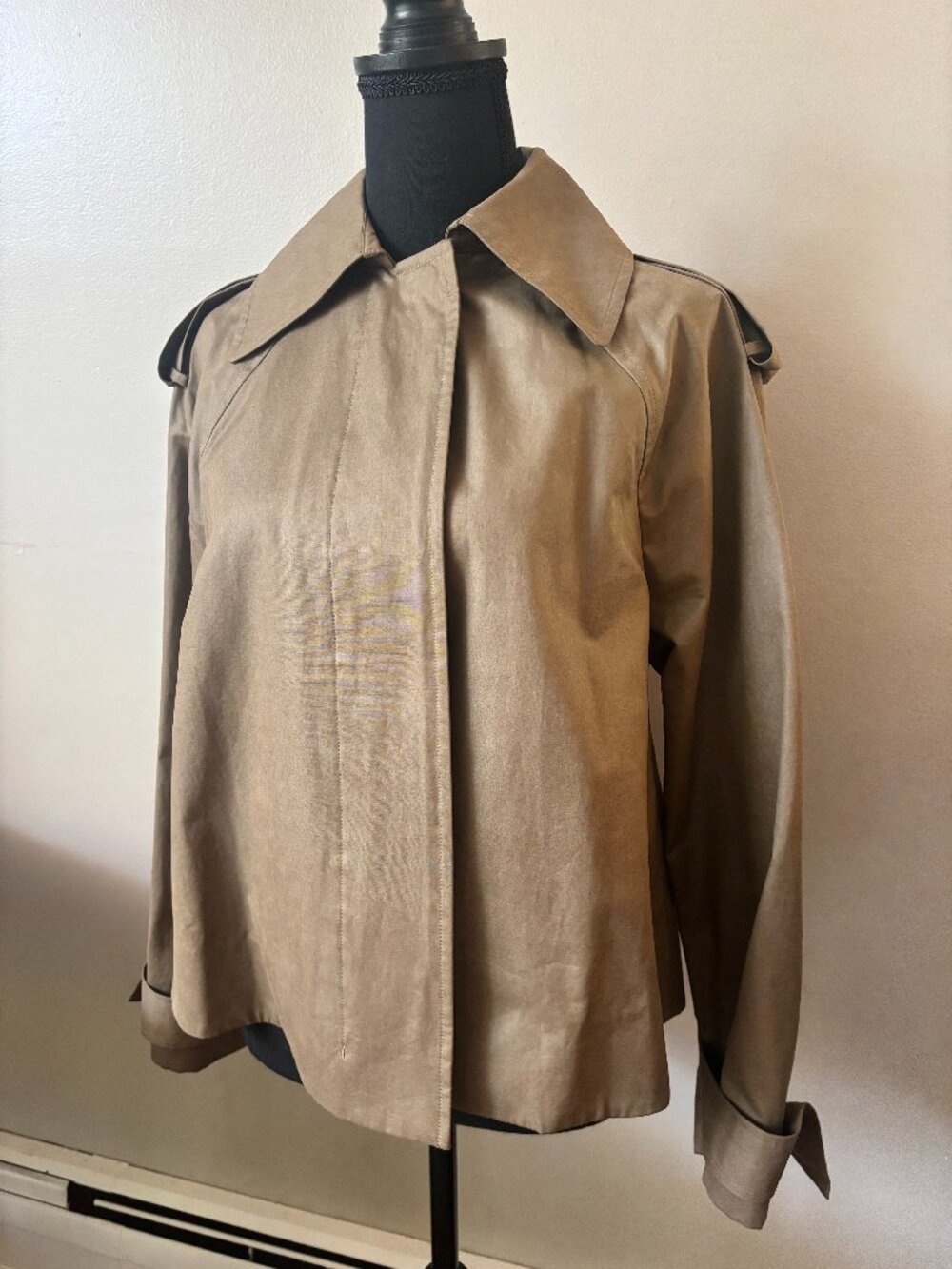 COS Cropped Trench with Removable Hood, NWOT